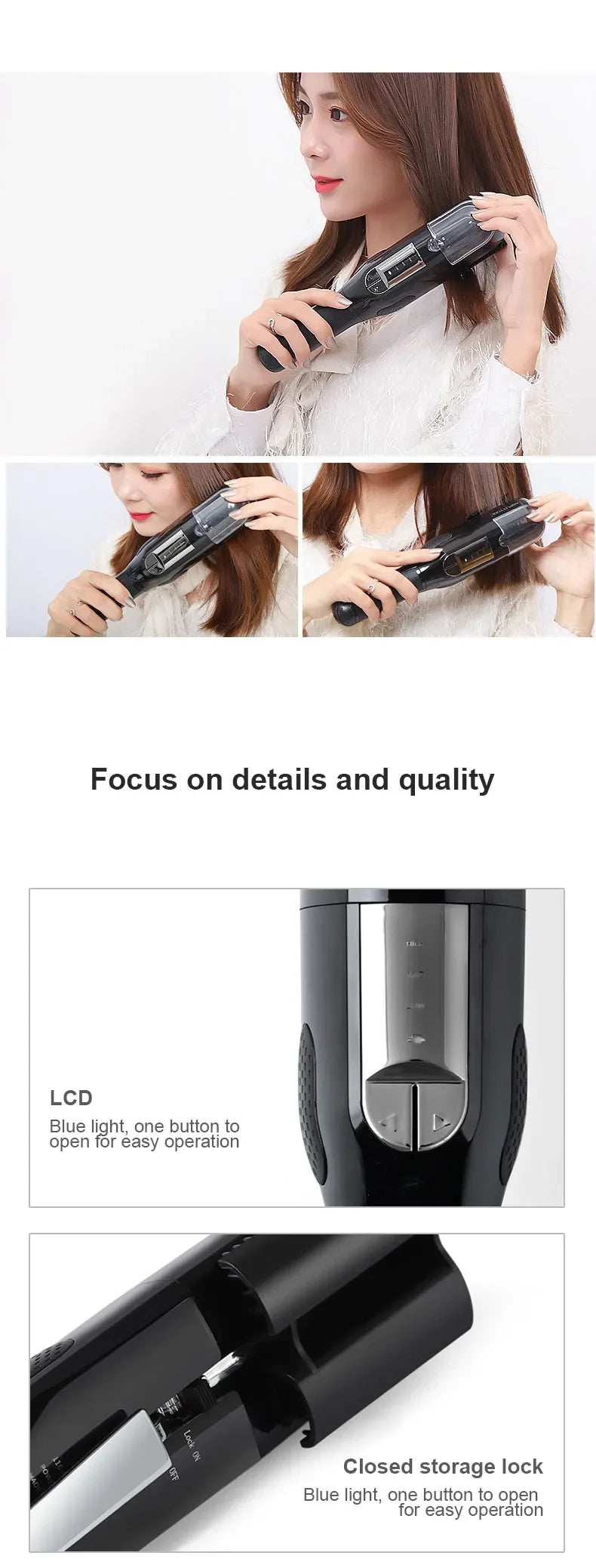 TechNest™Cordless Split Ends Hair Trimmer for Women