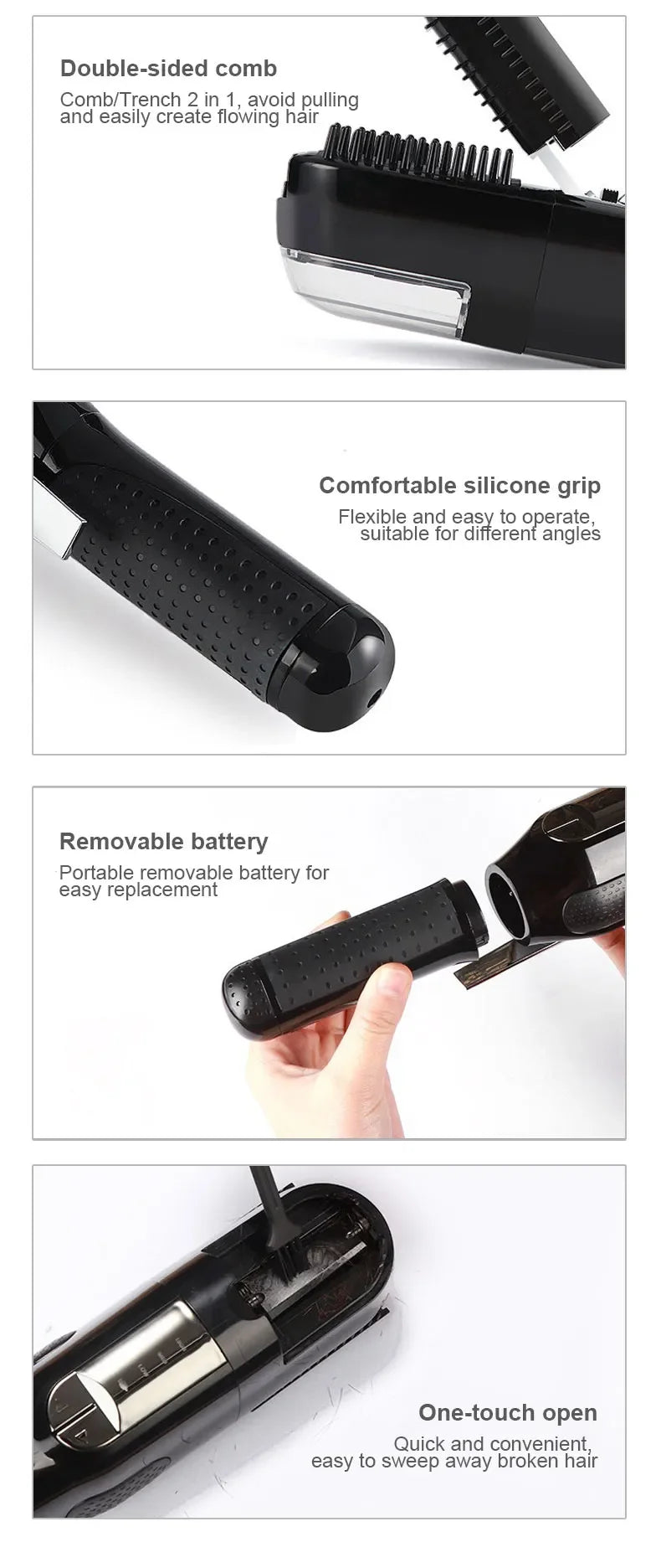 TechNest™Cordless Split Ends Hair Trimmer for Women