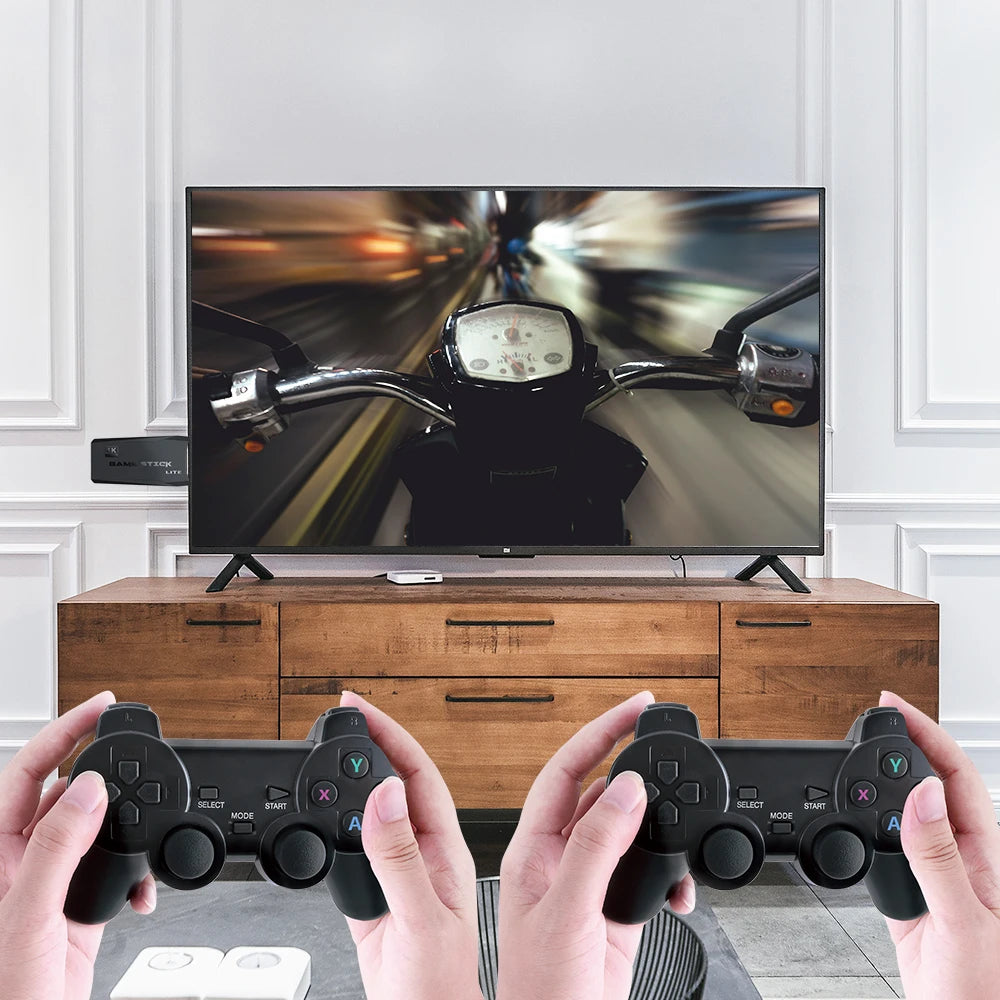 TechNest™4K Game Console with Wireless Controllers & 20000 Games