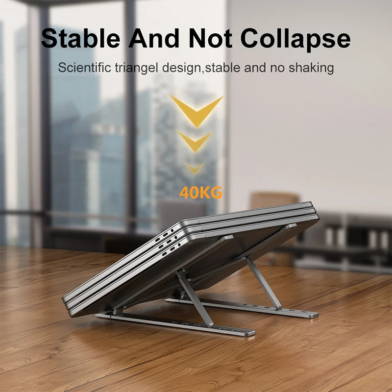 TechNest™Adjustable Aluminum Laptop Stand