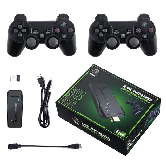 TechNest™4K Game Console with Wireless Controllers & 20000 Games