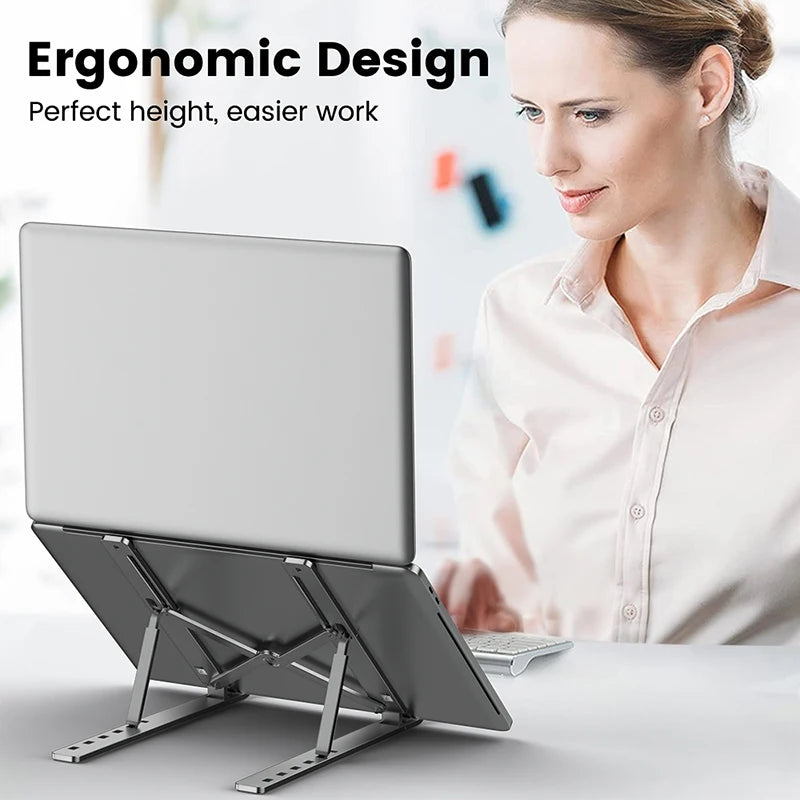 TechNest™Adjustable Aluminum Laptop Stand